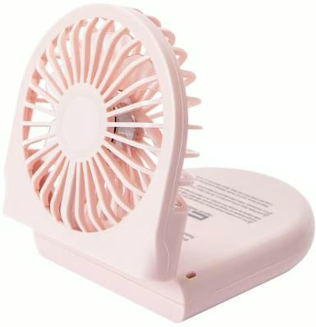 Power Bank + Portable Fan (Pink)