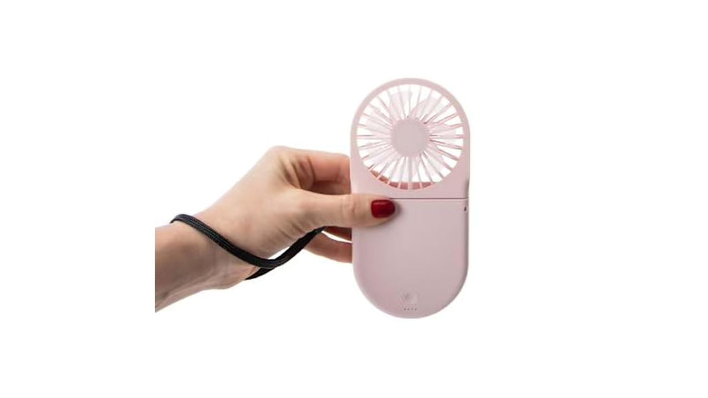 Power Bank + Portable Fan (Pink)